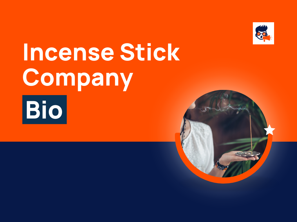 101+ Best Incense Stick Company Bio for Social media