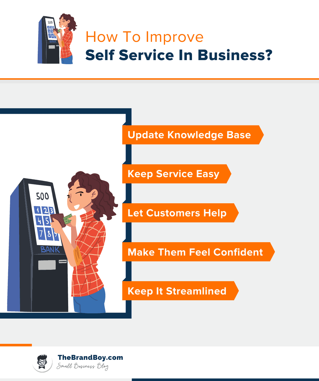 improve self service in business