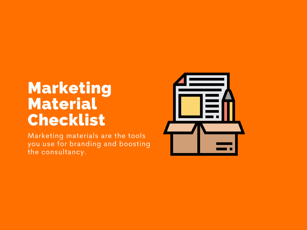 Marketing Material Checklist for Businesses theBrandBoy