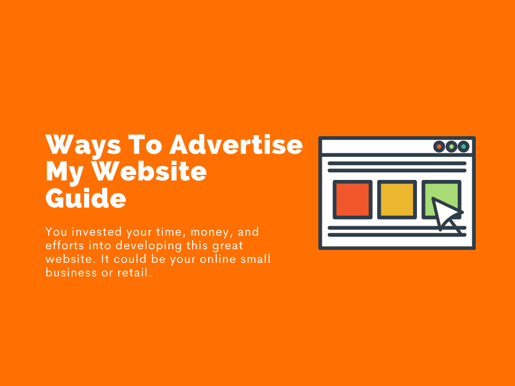 ways advertise business website guide