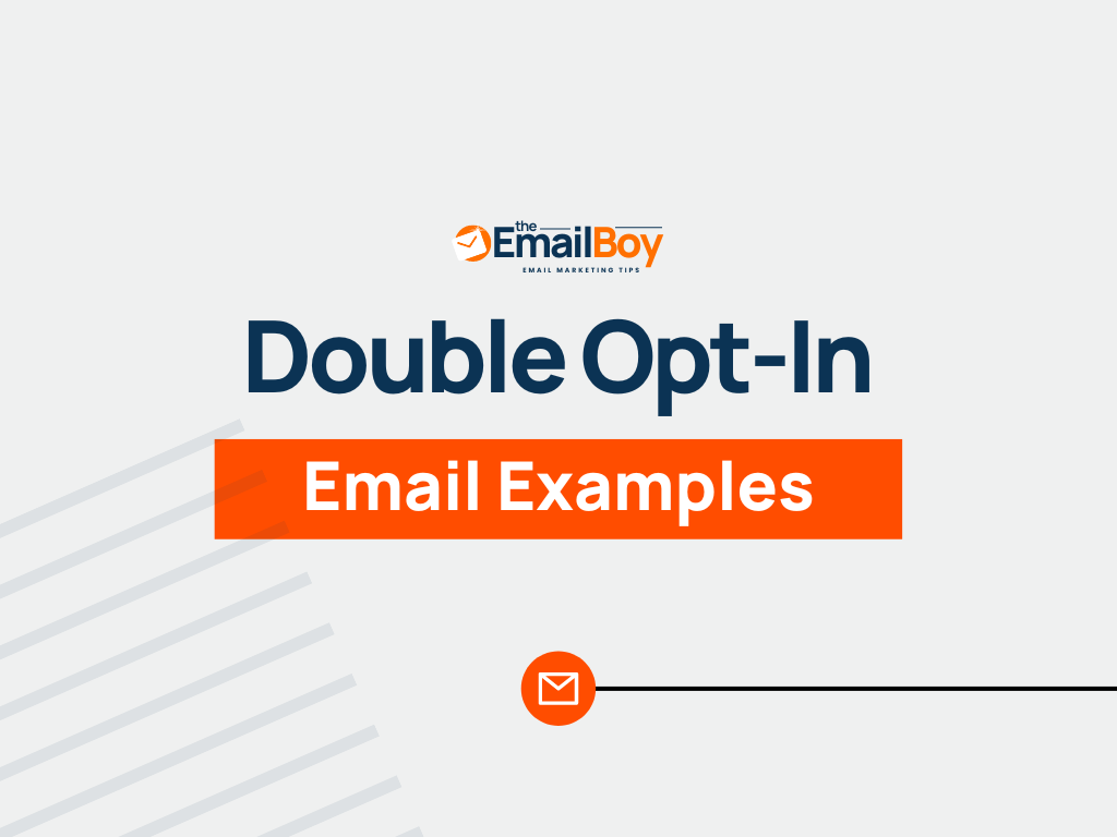 double opt-in email examples