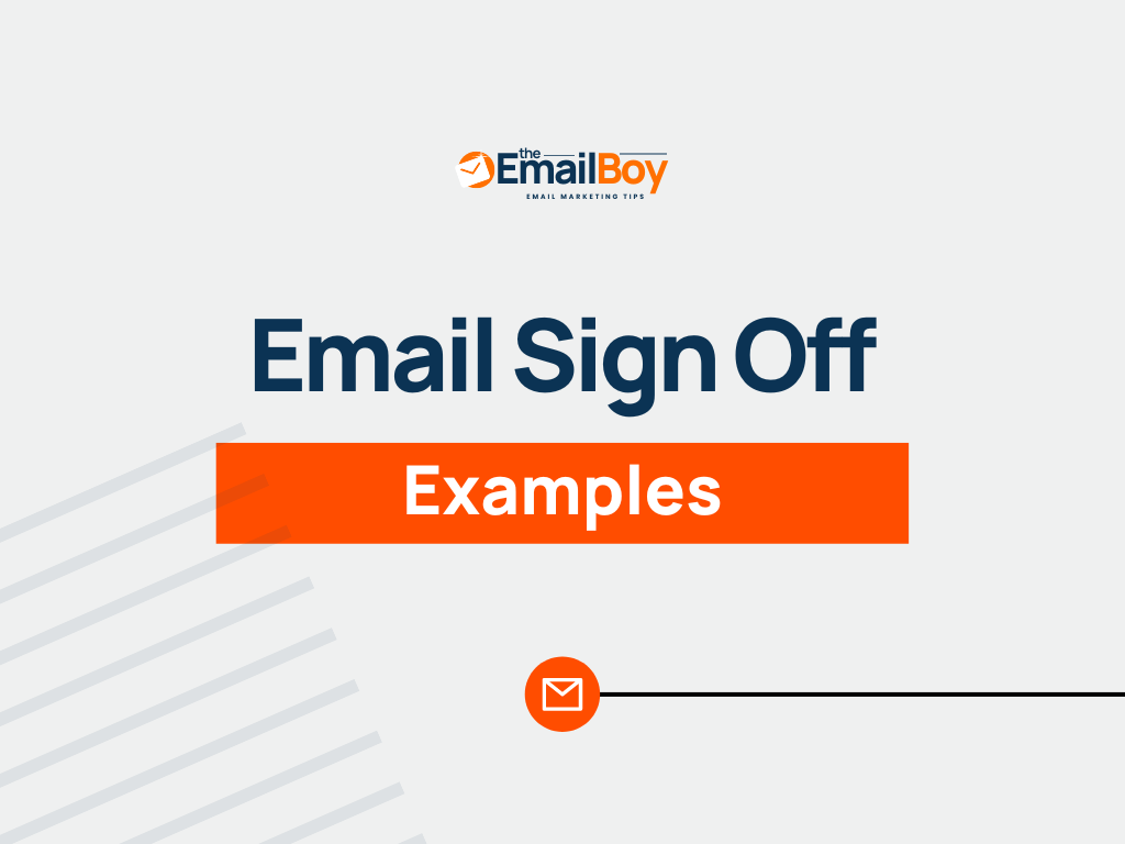 formal email sign off examples