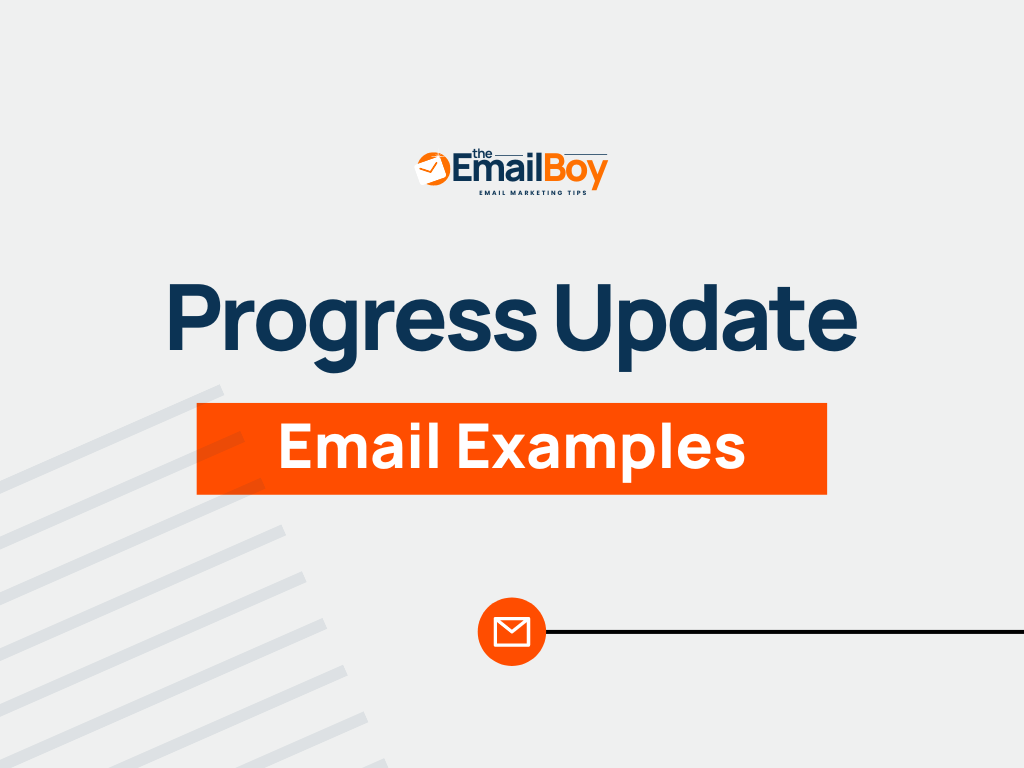 Progress Update Email Sample 5 Most Popular Templates