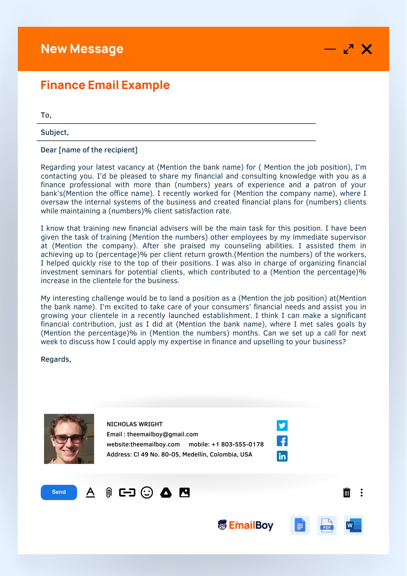 Finance Email Templates: 5  Examples (Copy and Paste)