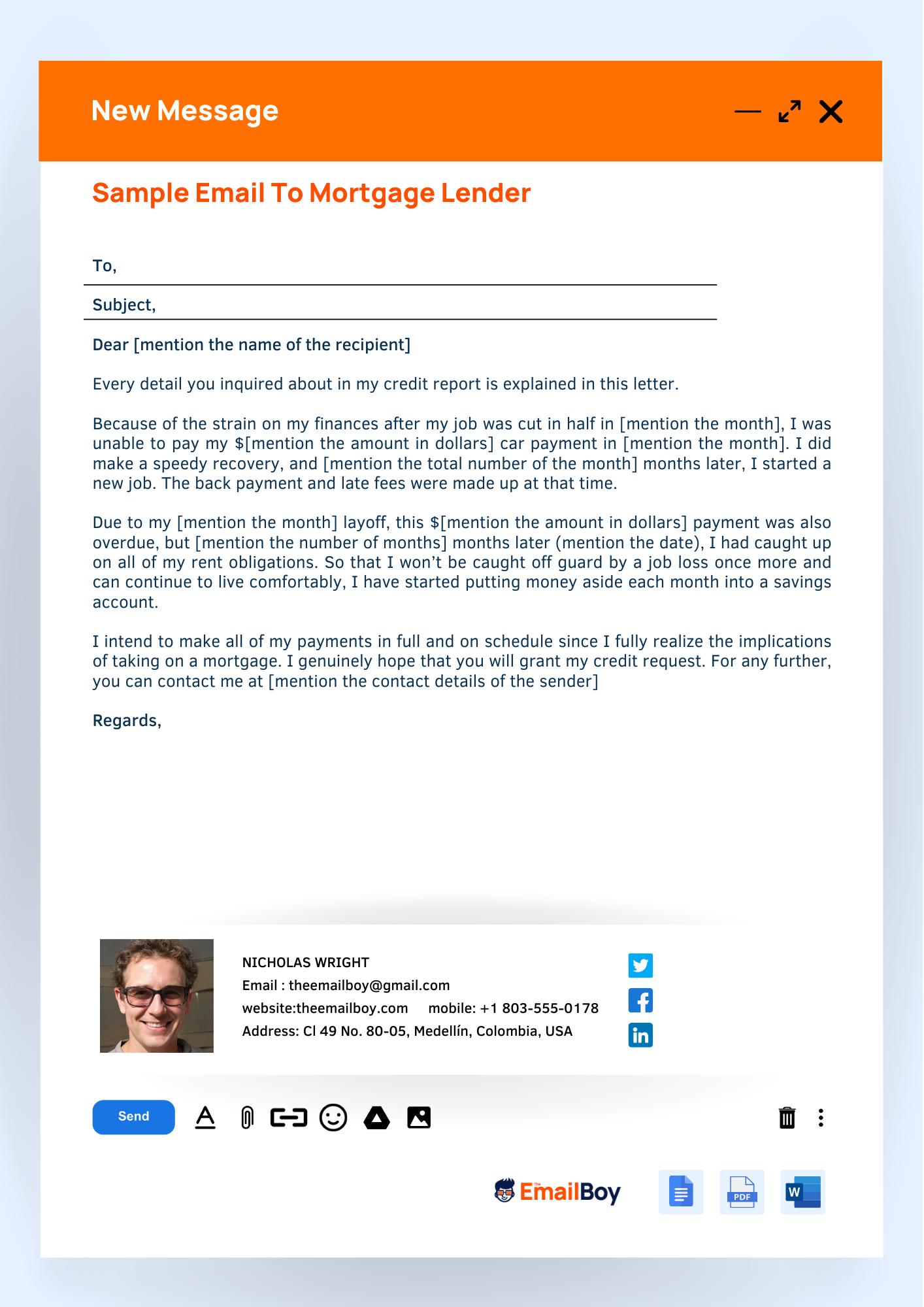 5+ Best Sample Emails to Mortgage Lender TheEmailboy